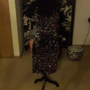 Multi Color Sequin Dress XL
